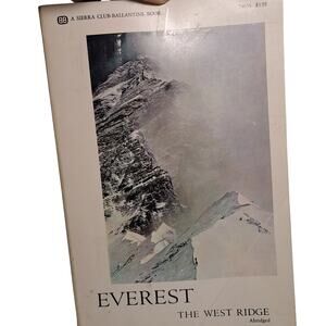 Everest The West Ridge by Thomas Hornbein 1968 Sierra Club Ed Vintage Paperback